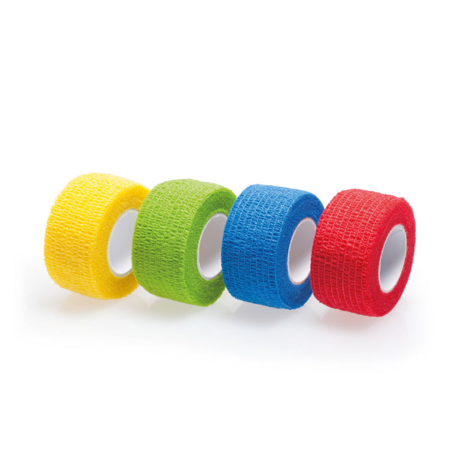 Pflasterverband elastisch, Rollen in verschiedenen Farben