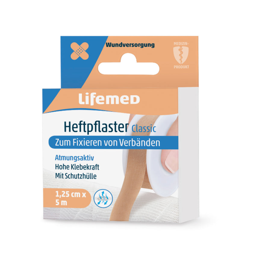 Heftpflaster Classic, Rolle 5 m x 1,25 cm