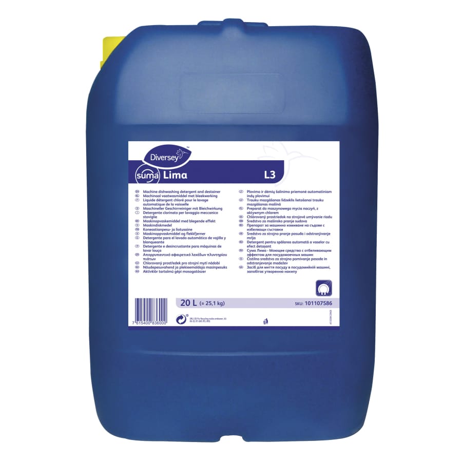 Suma Lima L3 Spülmaschinenreiniger, chlorhaltig, alkalisch 20 Liter - Kanister