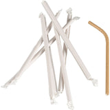 ABENA® Trinkhalme Papier, Braun, 24 cm, Ø 0,6 cm