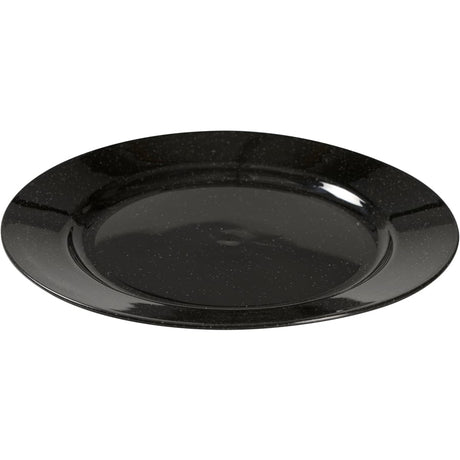 ABENA® Mehrweg Teller, schwarz, 25 cm 1 Karton (4 Packungen × 12 Stück)