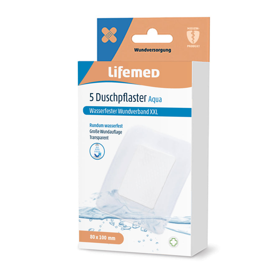 Lifemed Duschpflaster XXL Aqua Verpackung