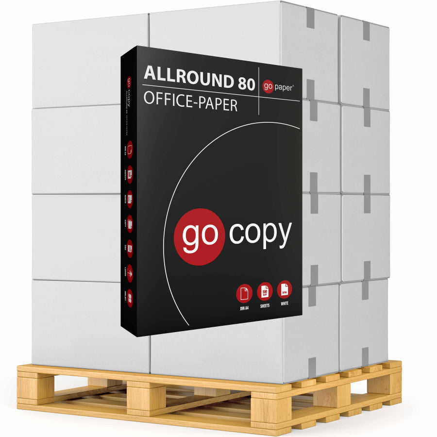 Go Copy Allround 80 Kopierpapier DIN A4, Palette mit 240 Packungen