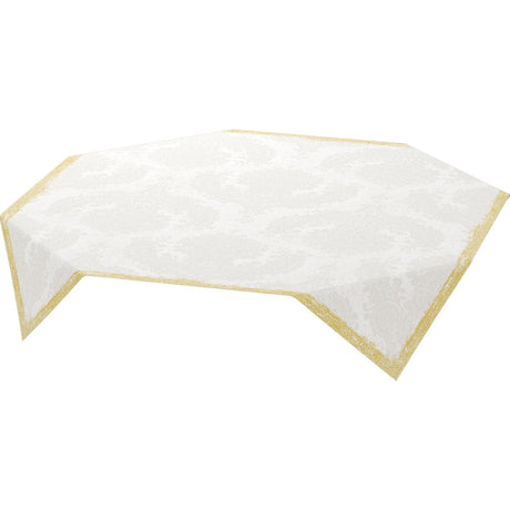 Duni Dunicel Motiv Mitteldecke, 84 x 84 cm, Royal White