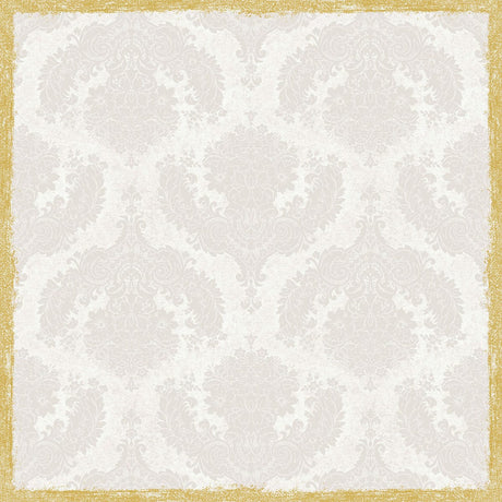 Duni Dunisilk Motiv Mitteldecke, 84 x 84 cm, Royal White