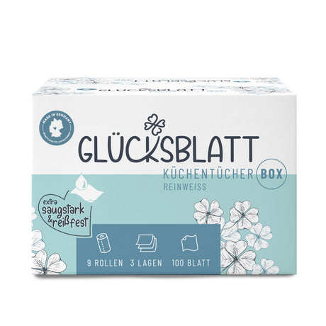 Fripa Glücksblatt Küchenrolle, 3-lagig, weiß
