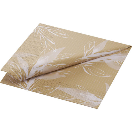 Duni Tissue-Motiv-Serviette 33 x 33 cm, Eco Leaves