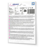 Selbsthaftender Pflasterverband, Verpackungsrückseite mit Hinweisen