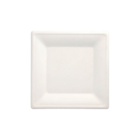Papstar Einwegteller Zuckerrohr, 26 x 26 cm, stabil
