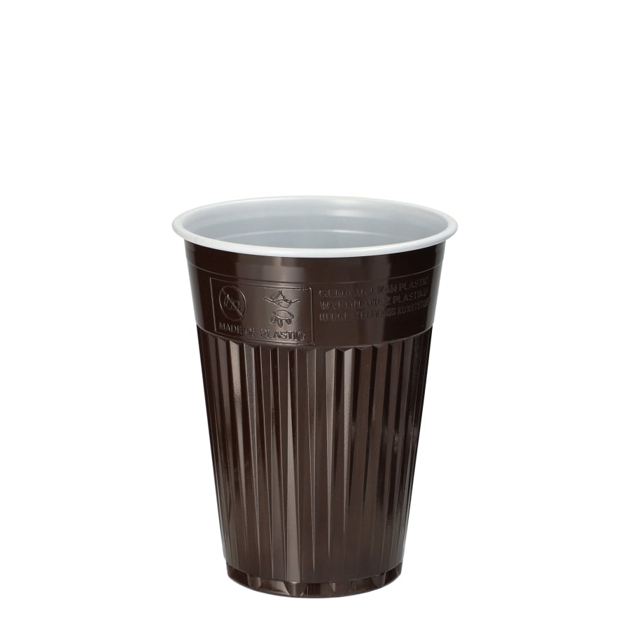 STARPAC Thermo-Automatenbecher, 0,18 l, braun/weiß