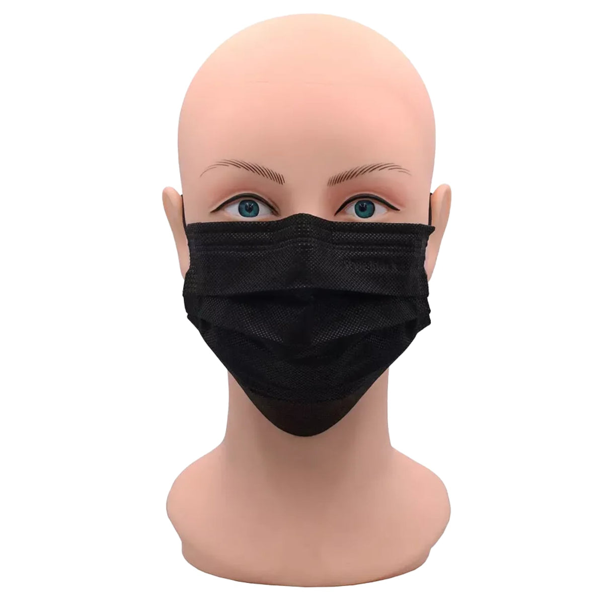 AMPri STYLE BLACK Einmalmundschutz Typ IIR 4-lagig Mundschutz
