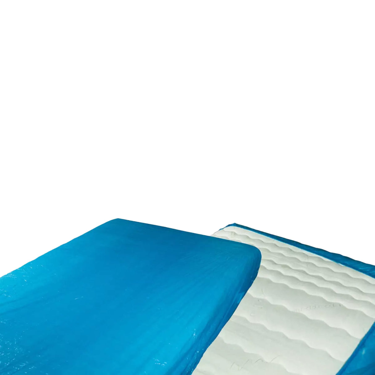 AMPri MED-COMFORT Matratzenschoner PE blau mit Gummizug