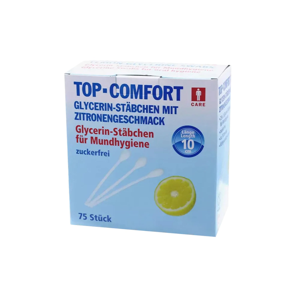 AMPri TOP COMFORT Wattestäbchen Lemon Mundhygiene