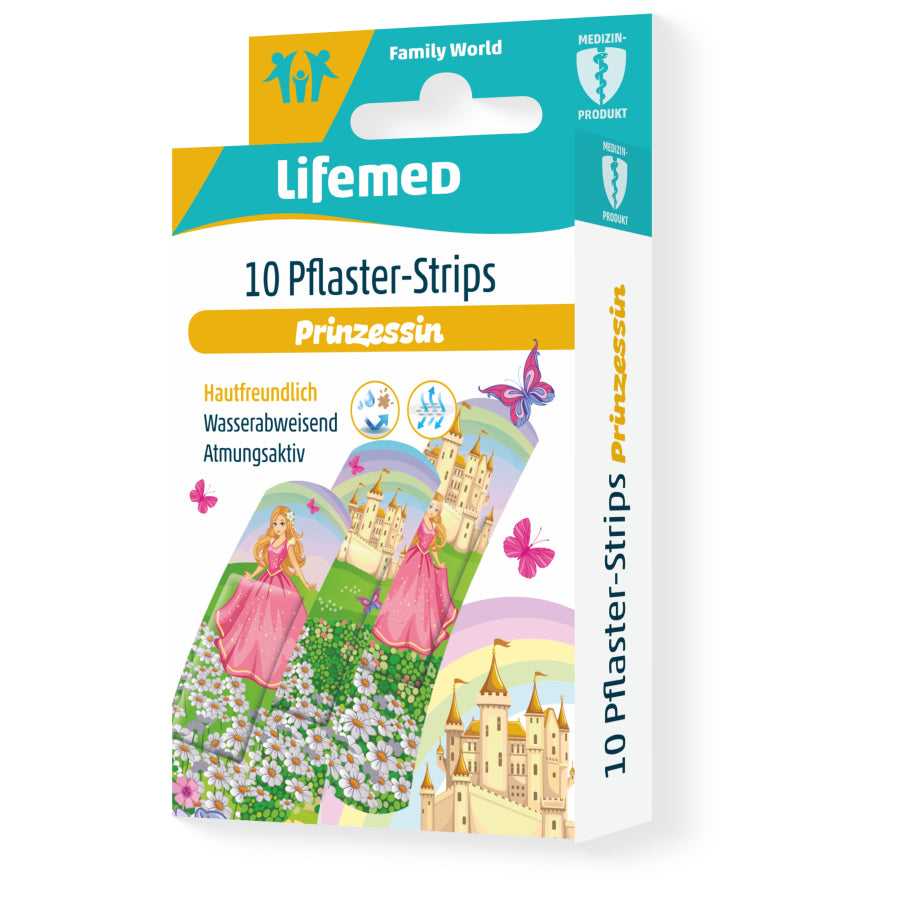 Lifemed Pflaster-Strips Prinzessin 10 Stueck