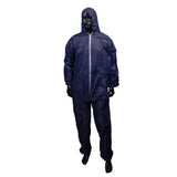AMPri MED-COMFORT Einwegoverall Kapuze PP blau
