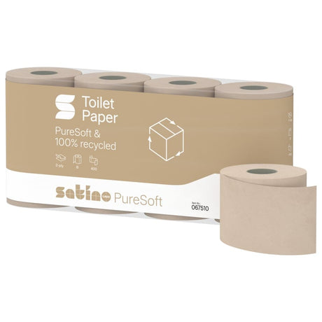 Satino PureSoft Toilettenpapier, 2-lagig, kompatibel mit MT1