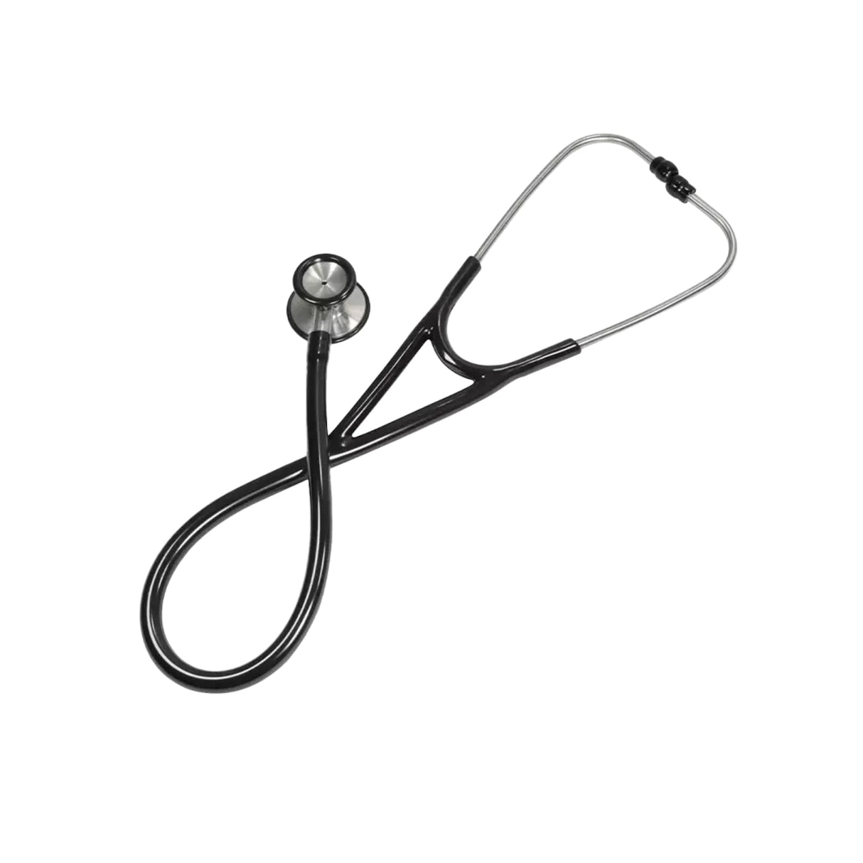 AMPri MED-COMFORT Doppelkopf Stethoskop Deluxe schwarz Diagnostik