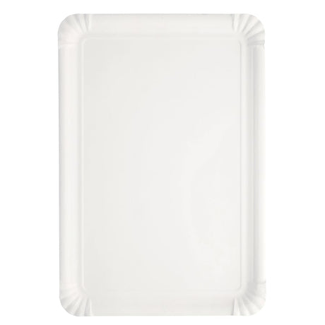 Papstar Pappteller, eckig, weiß 1 Packung (250 Stück), 18 x 26 cm