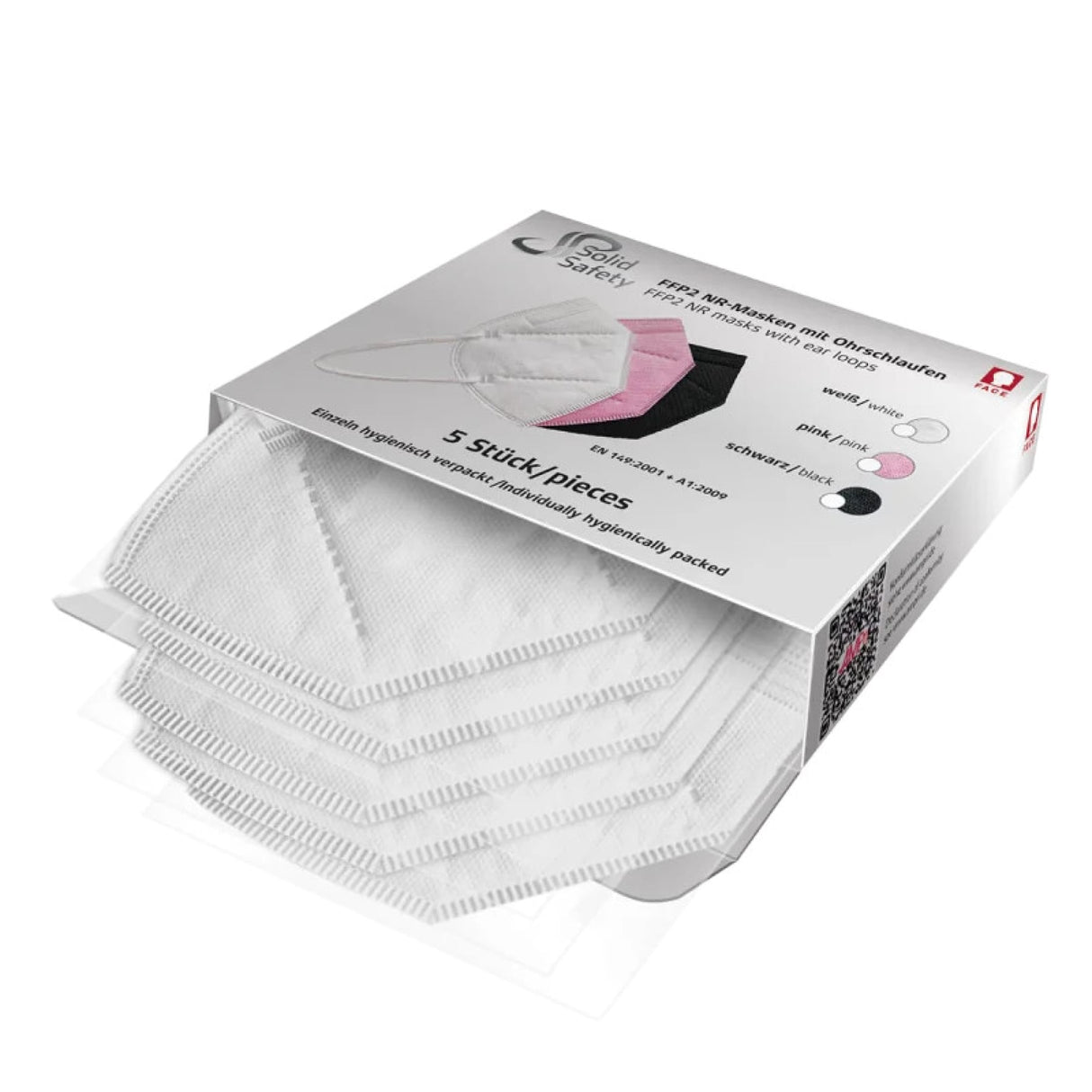 AMPri SolidSafety FFP2 NR Atemschutzmaske einzeln verpackt