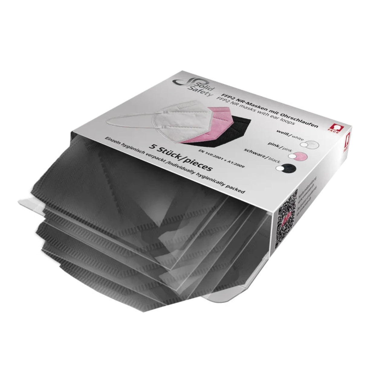 AMPri SolidSafety FFP2 NR Atemschutzmaske einzeln verpackt