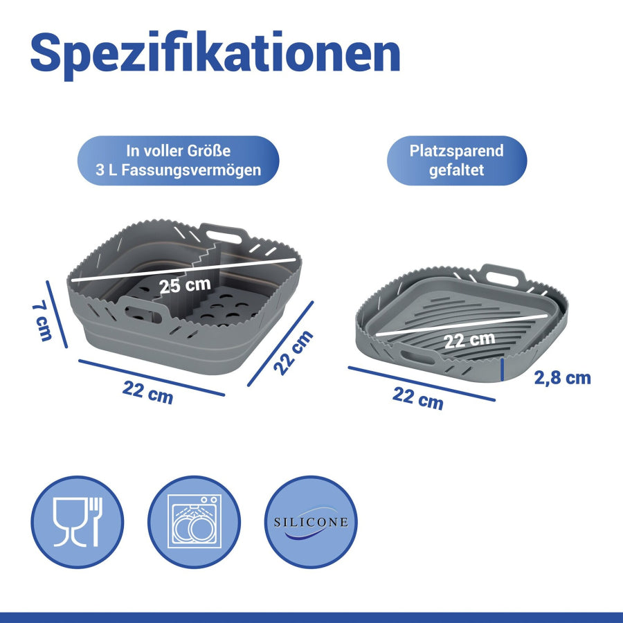 WENKO Nara Silikonform eckig