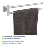 WENKO Handtuchhalter Porto silber