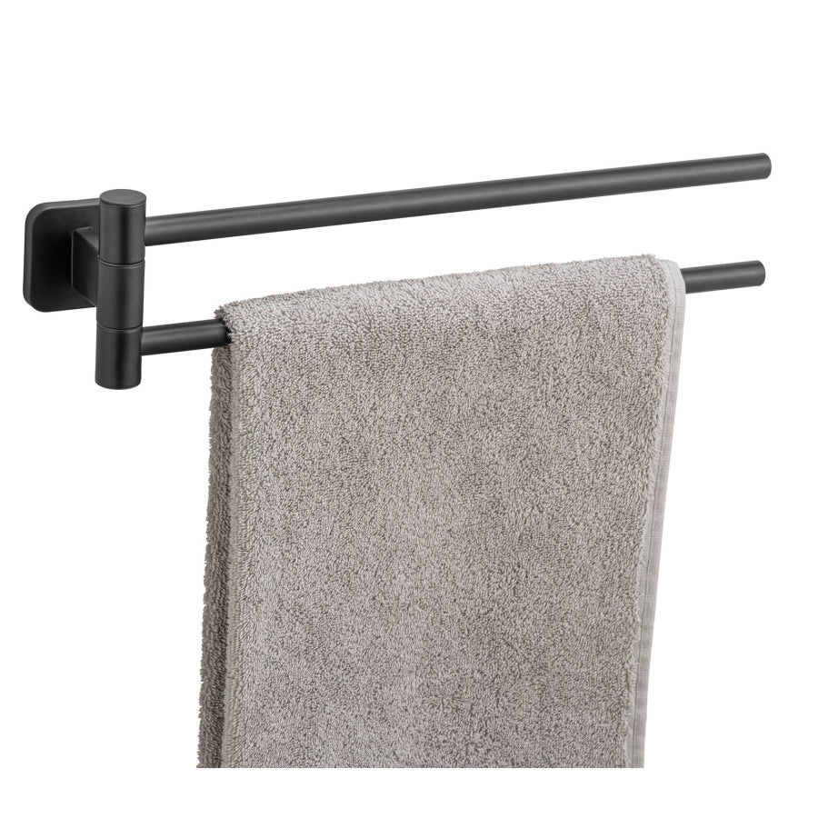 WENKO Handtuchhalter Porto schwarz