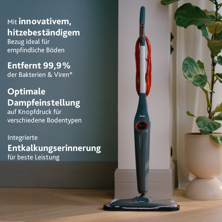 Vileda STEAM PLUS PRO XXL Funktionen im Überblick