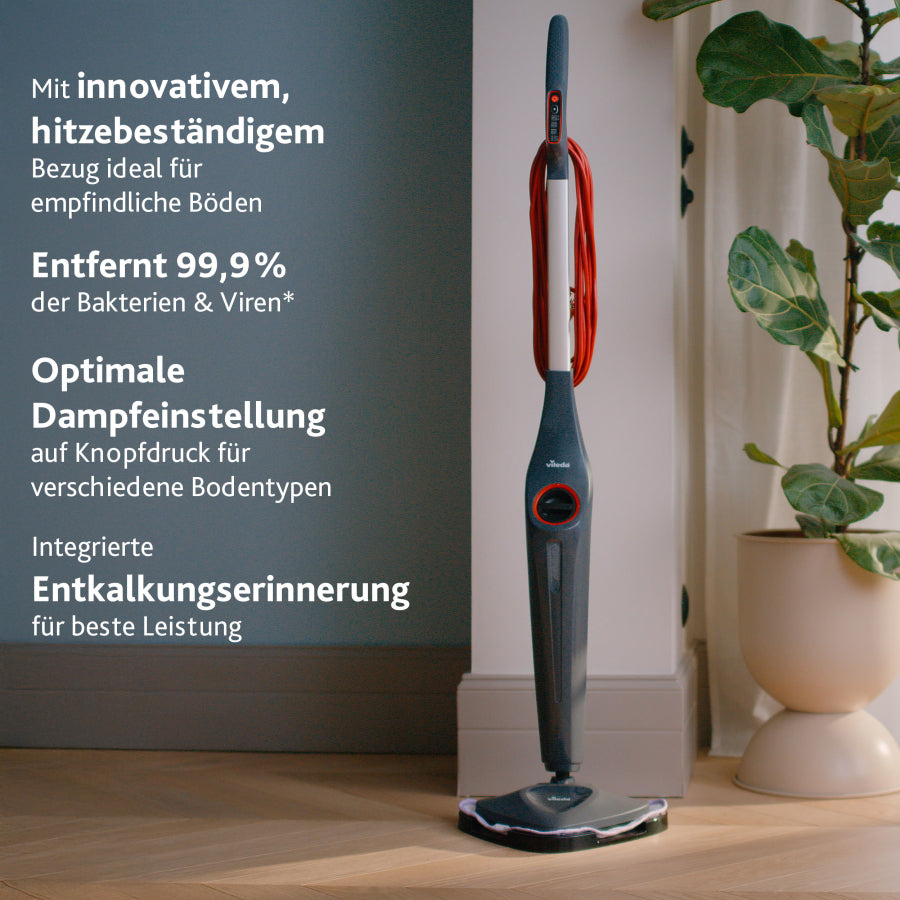 Vileda STEAM PLUS PRO COMPACT Funktionen im Überblick