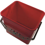 Meiko Eimer 6 Liter, rot