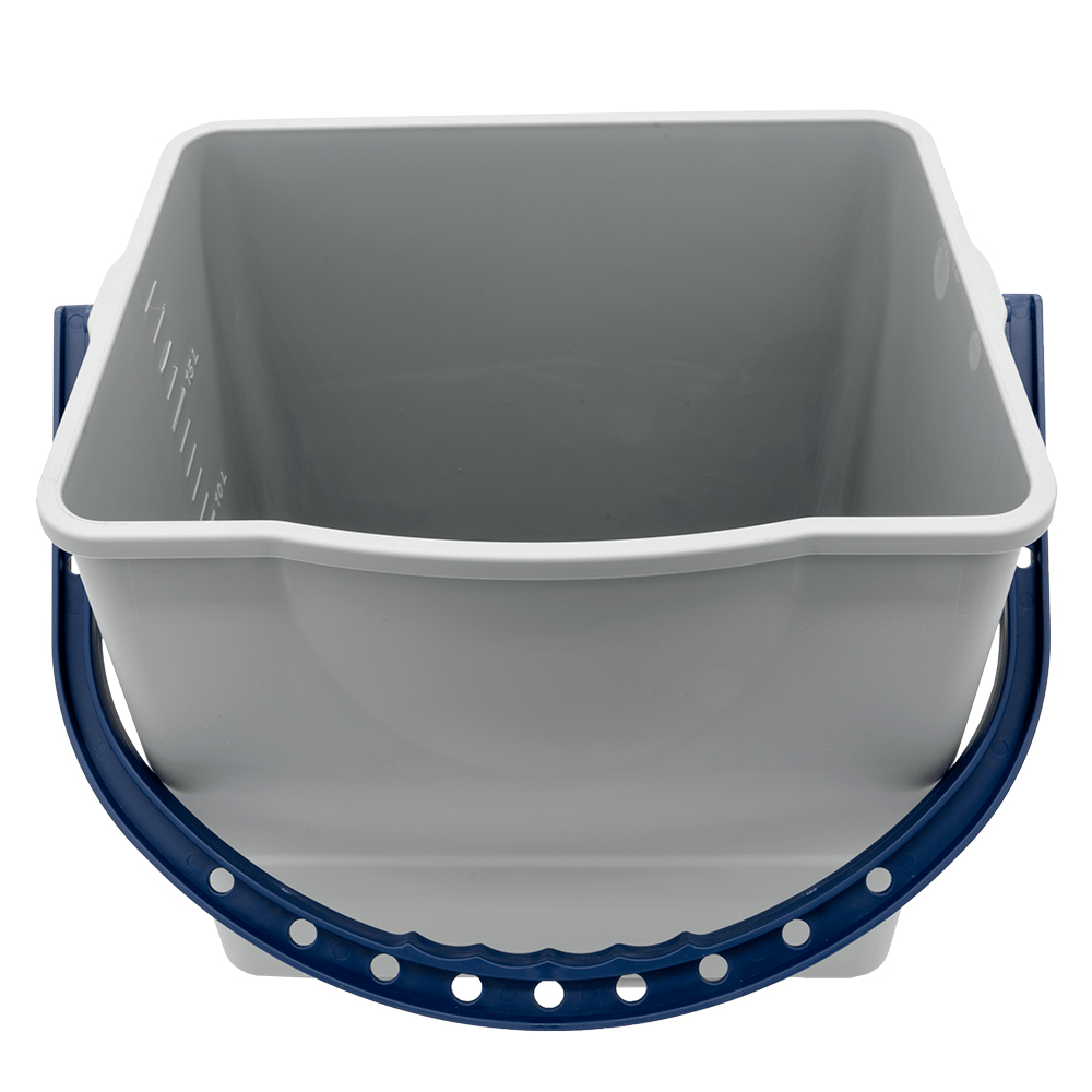 301185 Eimer 18 Liter, grau, blauer Henkel (CombiX XL, PRO) SPRiNTUS