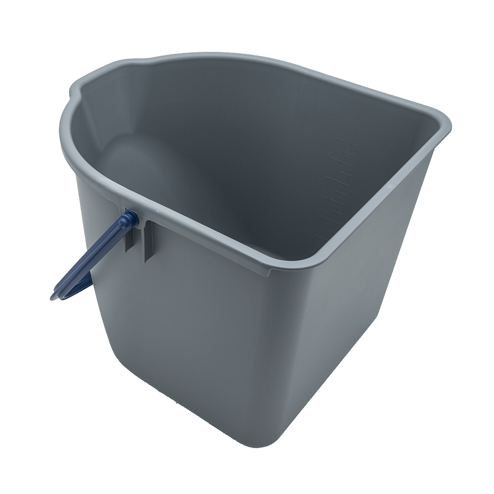 306530 Eimer 15 Liter, grau, blauer Henkel für VariX ZERO SPRiNTUS