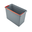 306536 Eimer 7 Liter, grau, roter Henkel für VariX ZERO SPRiNTUS