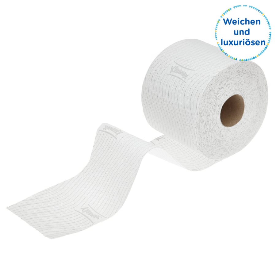 KLEENEX® 350 Toilet Tissue Rollen Toilettenpapier, 3-lagig