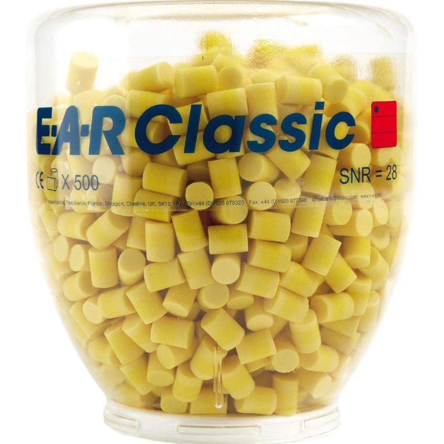 3M E-A-R Classic Gehörschutzstöpsel, 28 dB, ohne Kordel One-Touch Spender-Nachfüllung