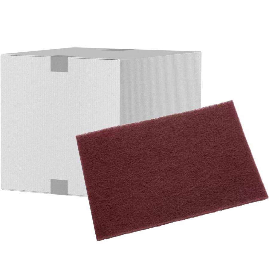 3M Scotch-Brite Handpad 7447 A VF+, 158 x 224 mm, rot