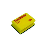 3M Scotch-Brite Reinigungsschwamm 174/274, gelb/grün 174, 20 Stück