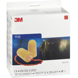 3M Serie 1100 Gehörschutzstöpsel 500 Paar, mit Sicherheitsband