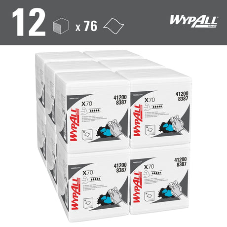 WYPALL* Reinigungstücher X70, Ölbindetücher, 1-lagig