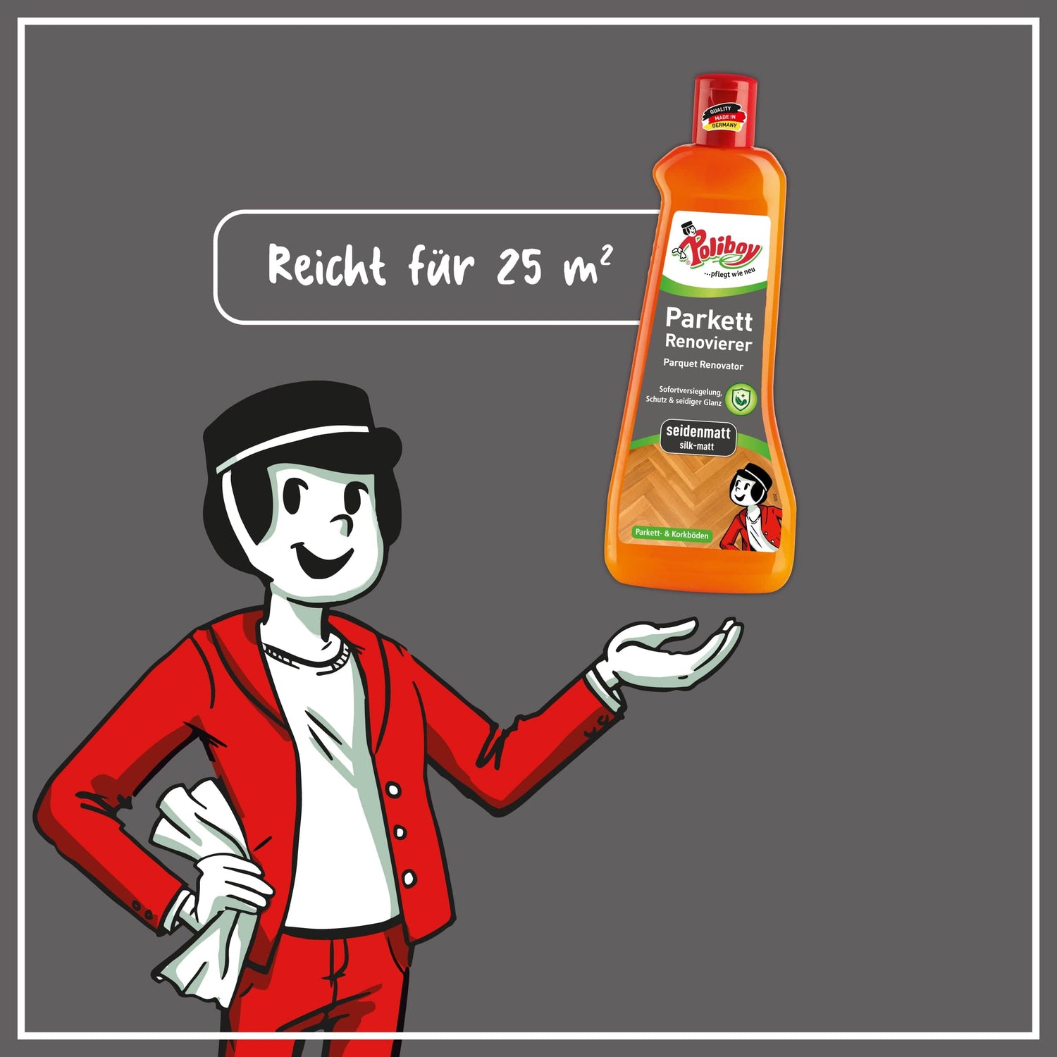 Poliboy Parkett Renovierer seidenmatt