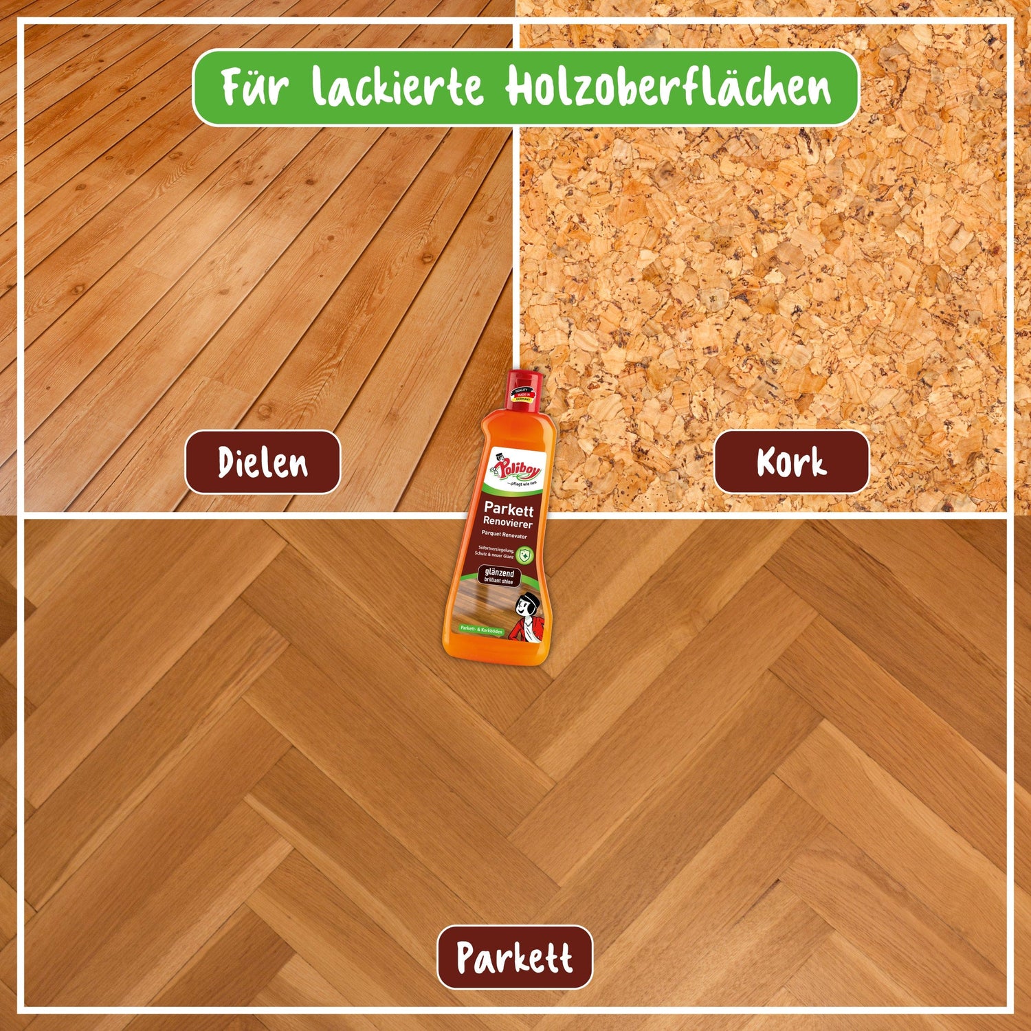 Poliboy Parkett Renovierer glänzend