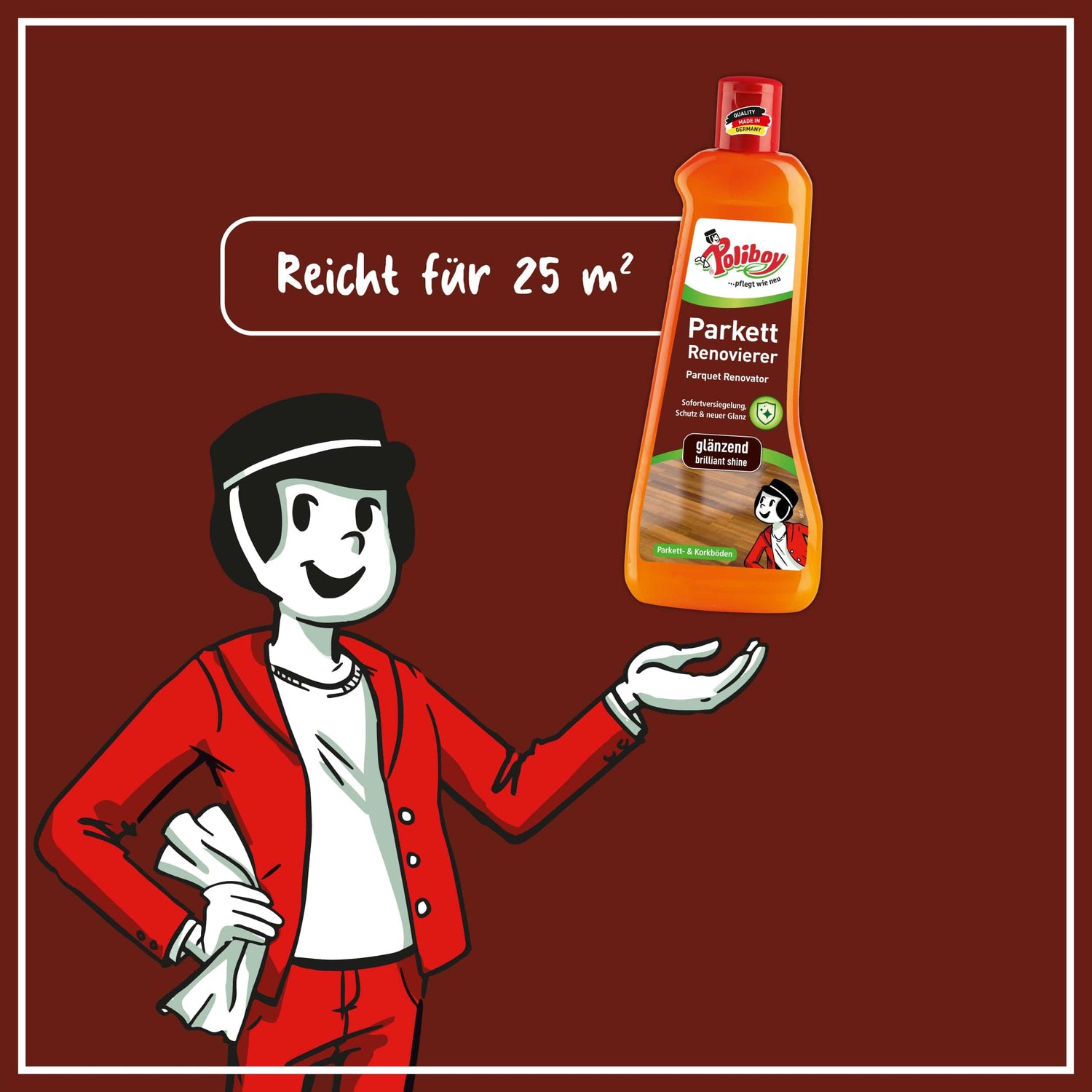 Poliboy Parkett Renovierer glänzend