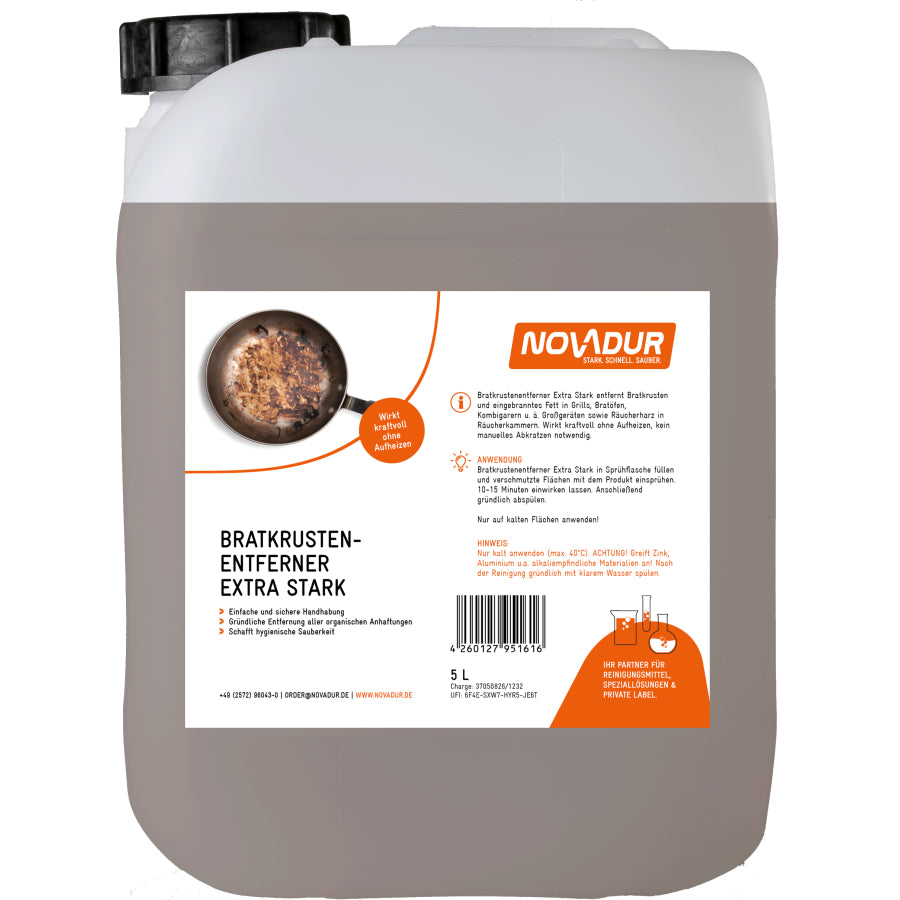 NOVADUR Bratkrustenentferner extra stark 5 l Kanister