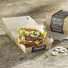 PAPSTAR Burgerbox "pure" Größe: XXL