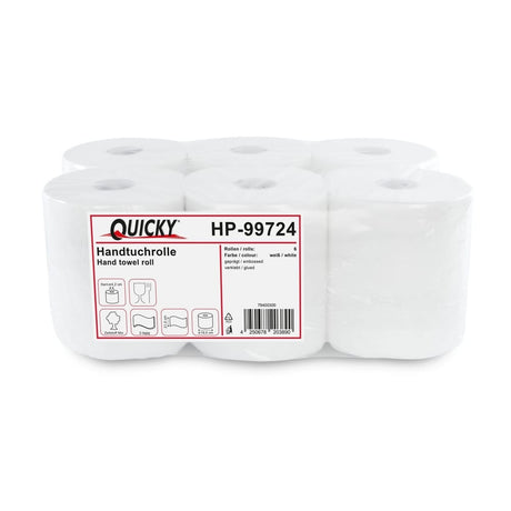 Rollenhandtuchpapier, 2-lagig, weiß