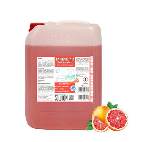 Solution Sanisol 4.0 Sanitärreiniger-Konzentrat "Sweet Grapefruit"