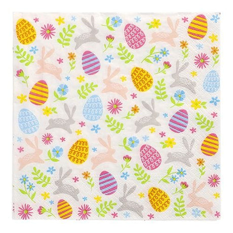 PAPSTAR Oster-Motivservietten "Happy Easter"