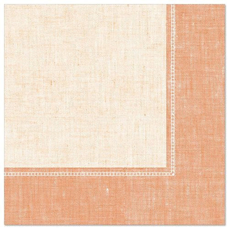 PAPSTAR Motiv-Servietten "ROYAL Collection Linum" Farbvariante: Terracotta