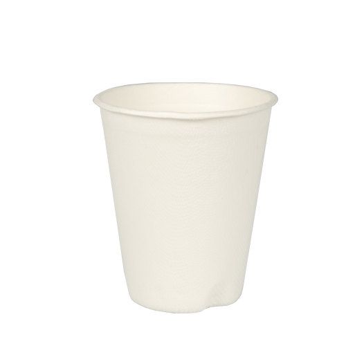 PAPSTAR Zuckerrohr-Trinkbecher "pure" weiß