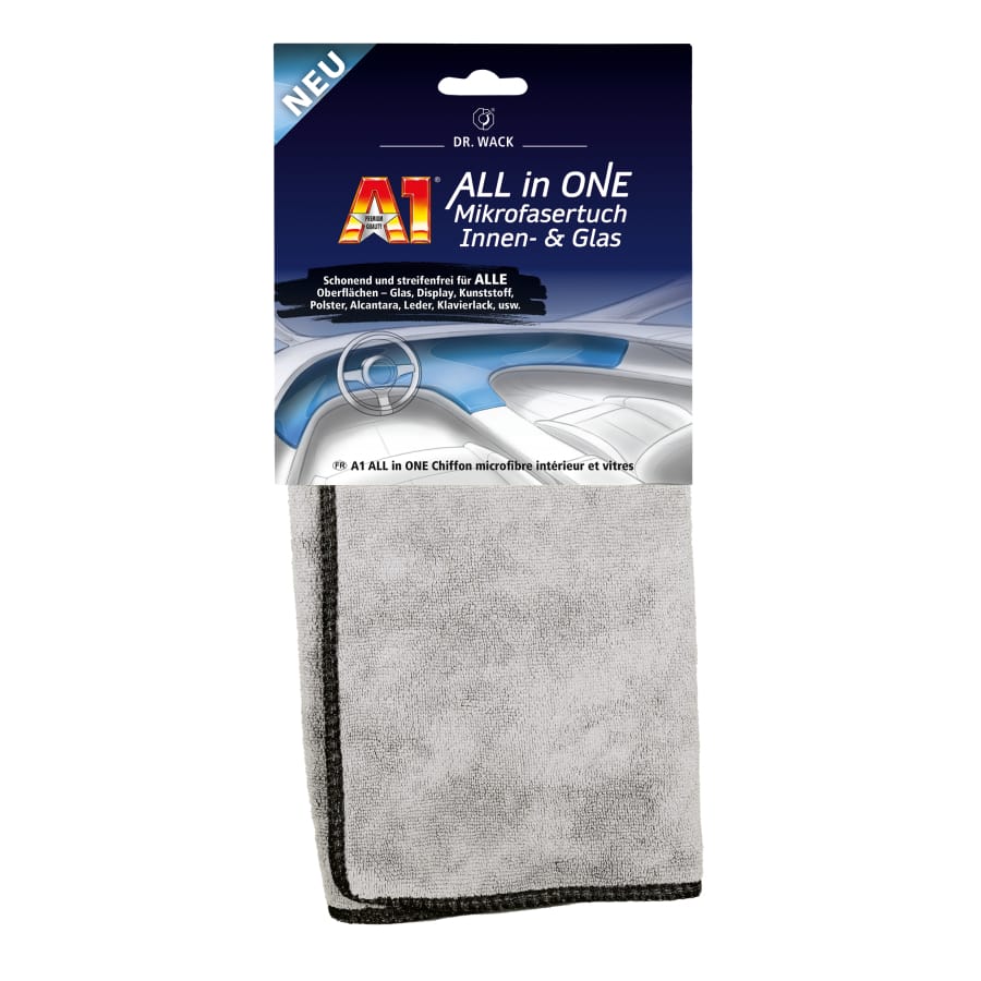 A1 ALL in ONE Mikrofasertuch, für Innenräume 1 Stück